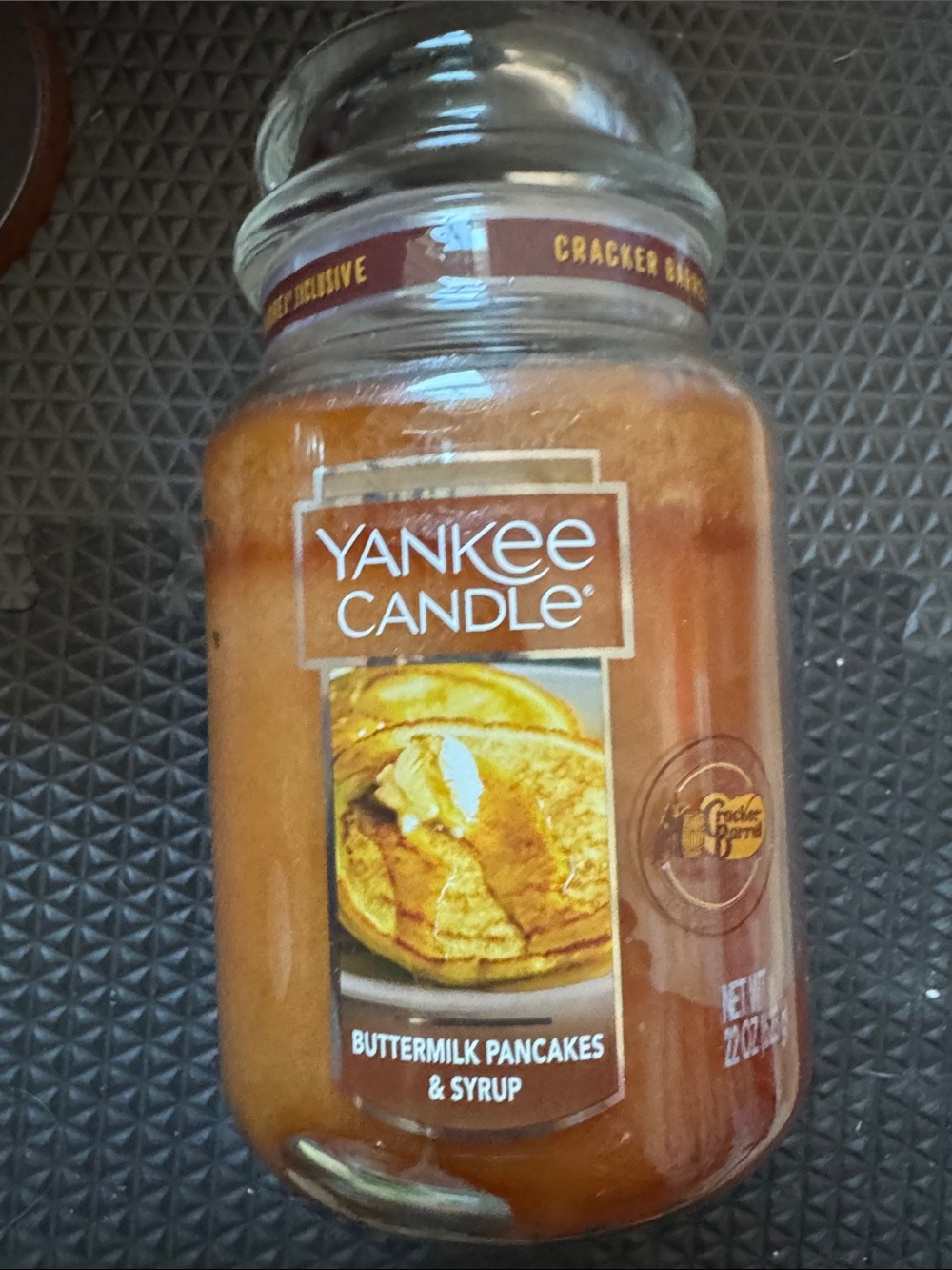 Cracker Barrel Yankee Candle Buttermilk Pancakes Large Jar Rich Orange limited